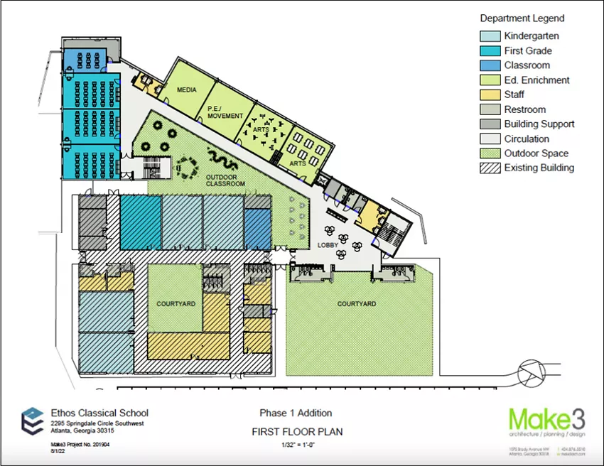 Ethos Classical School floor Plan